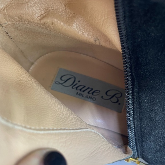 Diane B made in Italy black suede knee high boots size 36 - Picture 13 of 17